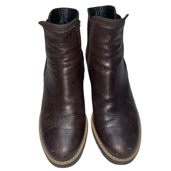 Hogan Brown Leather Ankle Chelsea Boots     Size: EU 35  US 5 - Picture 2 of 8